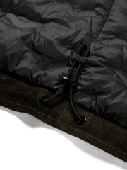 Women's Vintage Goose Down Jacket with Detachable Fur Collar