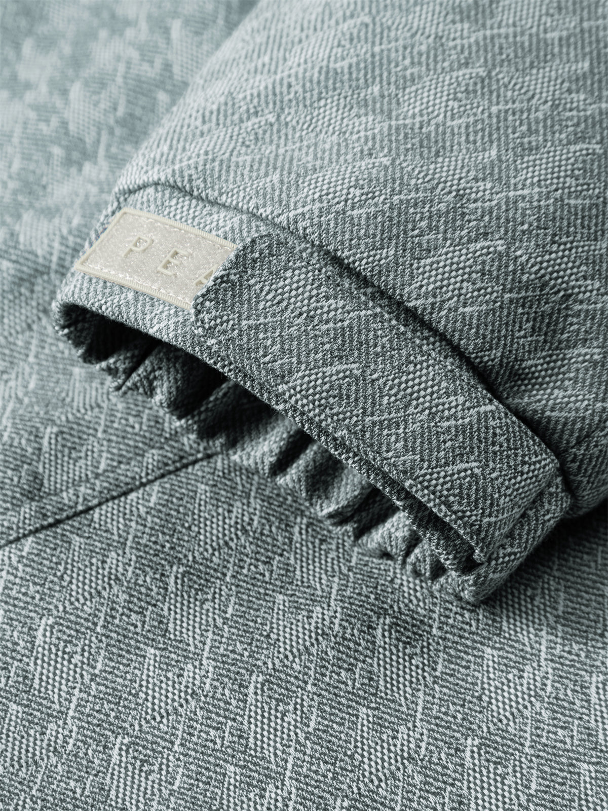 Men's Houndstooth Jacquard Denim Jacket