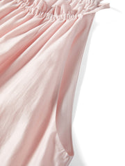 Women's French-style pink halter dress