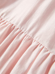 Women's French-style pink halter dress