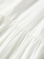 Women's 3D Flower White Vest Dress