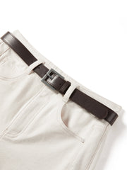 Women's Commuter Yak Down Warm White Wide-Leg Jeans