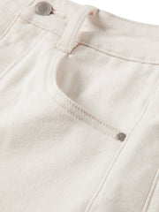 Women's Commuter Yak Down Warm White Wide-Leg Jeans
