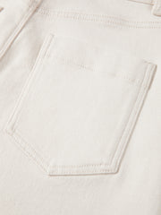 Women's Commuter Yak Down Warm White Wide-Leg Jeans