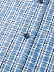 Women's Commuter Plaid Shirt & Knit Vest Two-Piece Set
