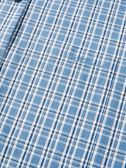 Women's Commuter Plaid Shirt & Knit Vest Two-Piece Set