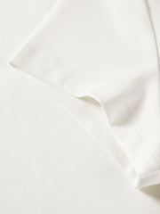 Women's Contrast Color Embroidered Polo Neck T-Shirt