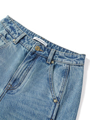 Women's Casual Wide-Leg Banana Jeans