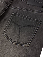 Women's Washed Wide-Leg Slightly Flared Pants