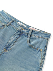 Women's Distressed Washed  Jeans