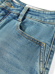 Women's Distressed Washed  Jeans