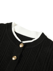 Women's Chanel-Style Commuter Paneled Base Dress