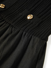 Women's Chanel-Style Commuter Paneled Base Dress
