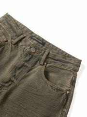 Women's Cotton Sparkle Straight-Leg Jeans