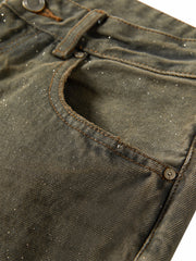 Women's Cotton Sparkle Straight-Leg Jeans