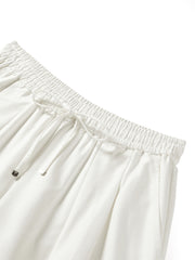 Women's High-Waist Solid Oversized Banana Pants