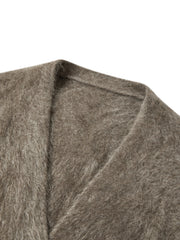 Women's Casual 100% Yak Down Longline Knit Cardigan