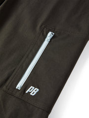 Women's Wide-Leg Casual Pants with Patch Detail