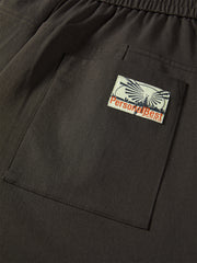 Women's Wide-Leg Casual Pants with Patch Detail