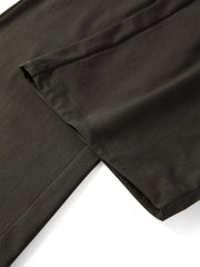 Women's Wide-Leg Casual Pants with Patch Detail