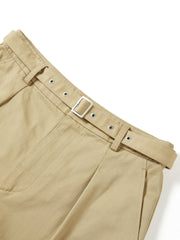 Women's Casual Cropped Straight-Leg Cargo Pants