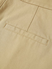 Women's Casual Cropped Straight-Leg Cargo Pants