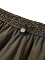 Women's Casual Outdoor PU-Panel Skirt Set