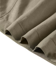 Women's Lanjing Tencel Trench Coat Style Vest