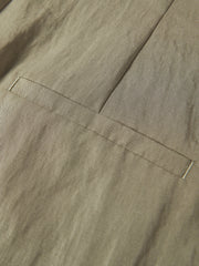 Women's high-waist A-line shorts with a scarf