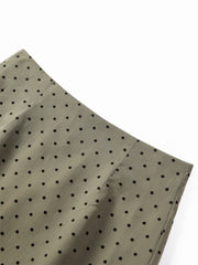 Women's Straight Polka-Dot Skirt