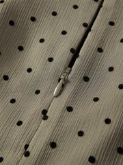 Women's Straight Polka-Dot Skirt