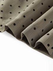 Women's Straight Polka-Dot Skirt