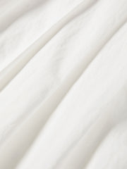 Women's White Pleated A-Line Skirt
