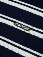 Women's Striped Polo Knit Dress