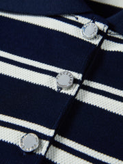 Women's Striped Polo Knit Dress