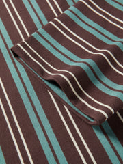 Women's Striped Polo Knit Dress