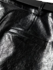 Women's PU A-Line Mini Skirt