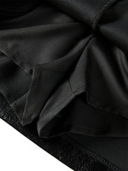 Women's PU A-Line Mini Skirt