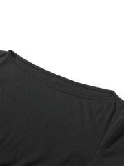 Women's Boat-Neck Layered-Look Dress