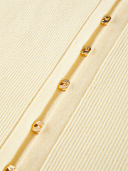 Women's Slim-Fit U-Neck Knit Cardigan