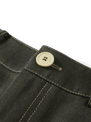 Women's Utility Wide-Leg Curved Pants