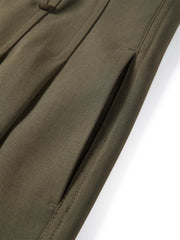 Women's High-Waist Wide-Leg Suit Trousers