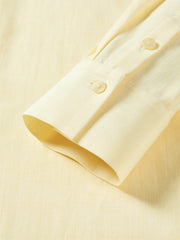 Women's Linen-Blend Long-Sleeve Shirt