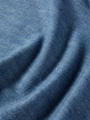 Women's Loose-Fit Washed Denim Shirt