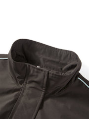 Women's Oversized Jacket with Side Seam Piping