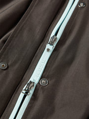 Women's Oversized Jacket with Side Seam Piping