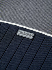 Women's Contrast Dual-Zip Knit Cardigan