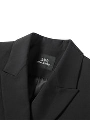 Women's Double-Breasted Peak-Lapel Blazer
