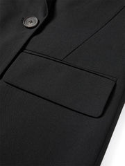 Women's Double-Breasted Peak-Lapel Blazer