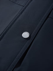 Women's Casual Lightweight Blue  Faux-Layer Down Jacket